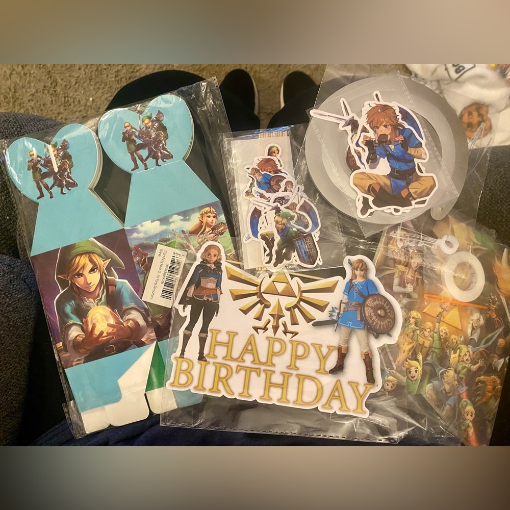Zelda The game Birthday Set